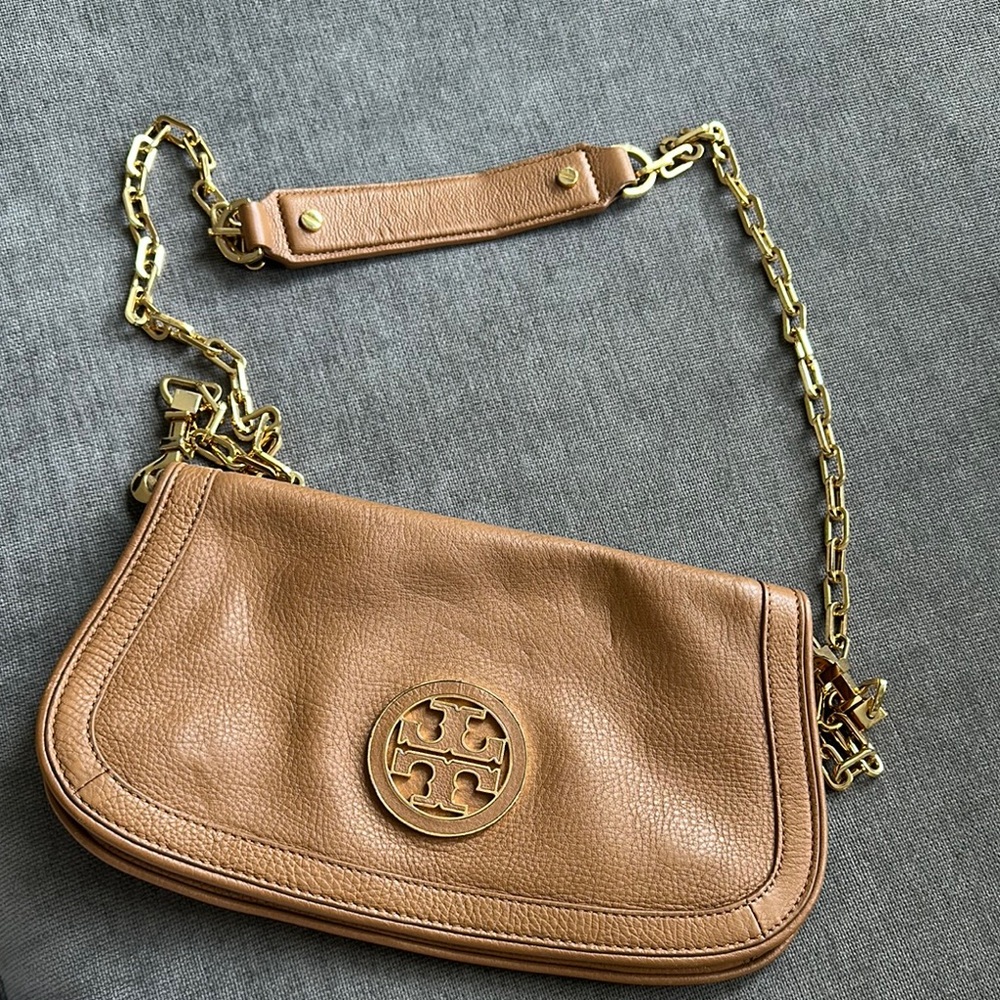 Tory Burch brown/gold crossbody